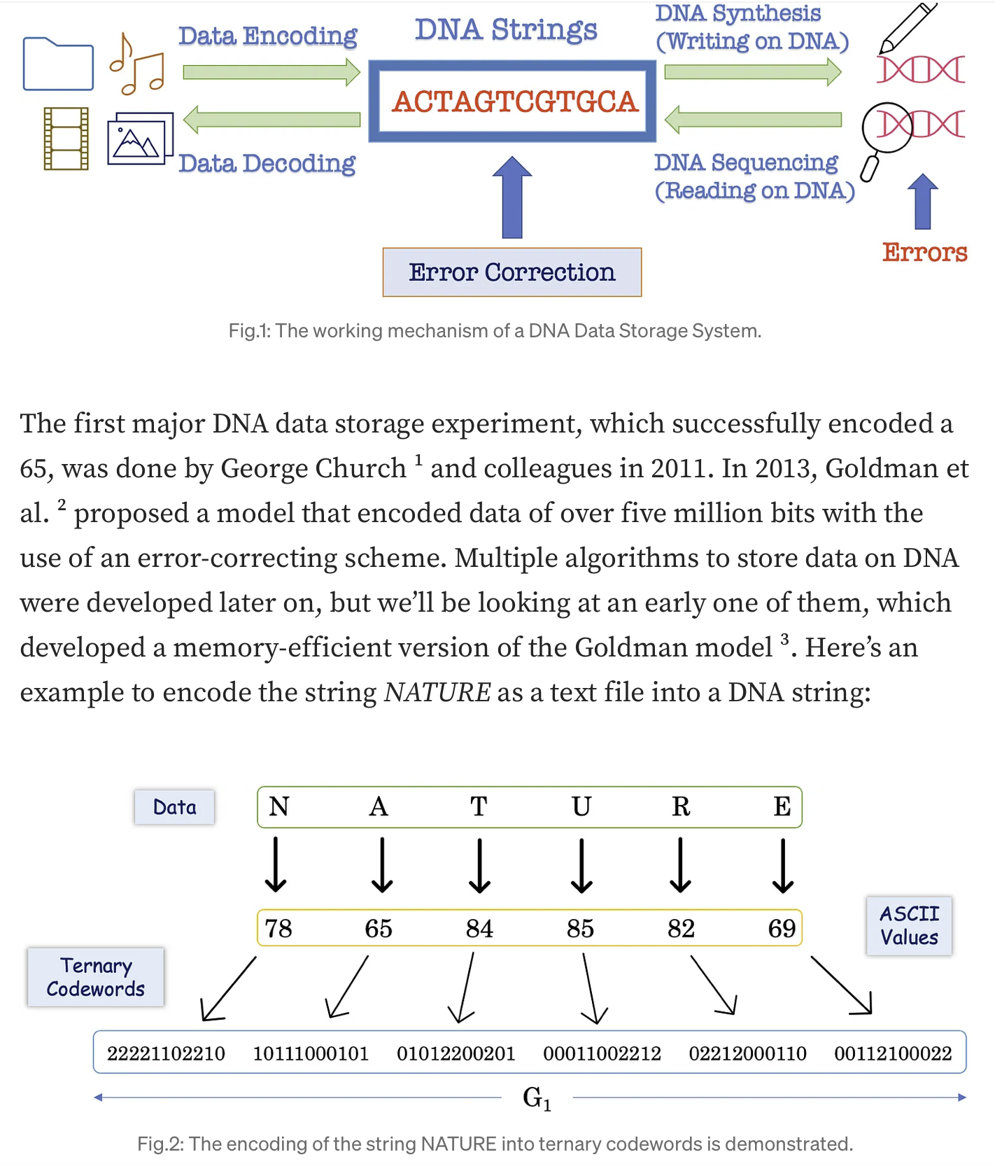 DNA Data Storage Article